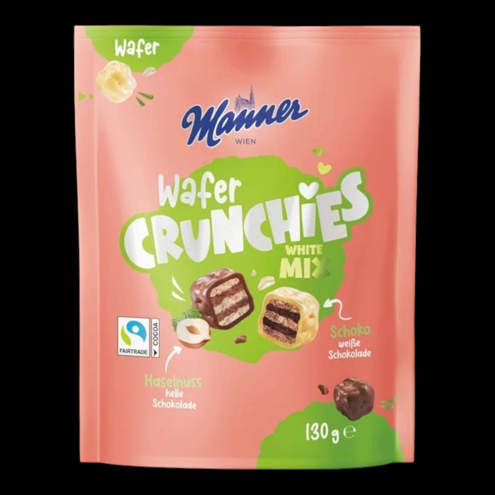 Manner Wafer Crunchies White Mix 130g