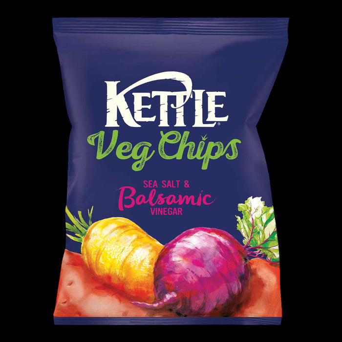 Kettle Veg Chips Sea Salt & Balsamic Vinegar of Modena 100g