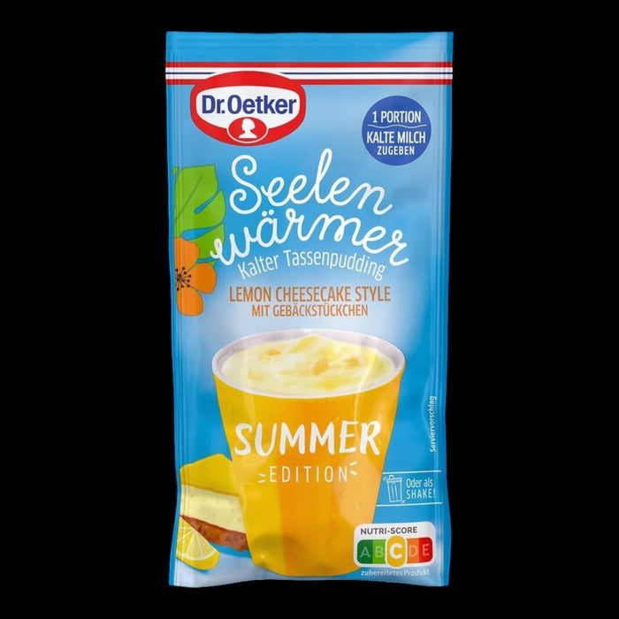Dr. Oetker Seelenwärmer Kalter Tassenpudding Lemon Cheesecake Style 45g