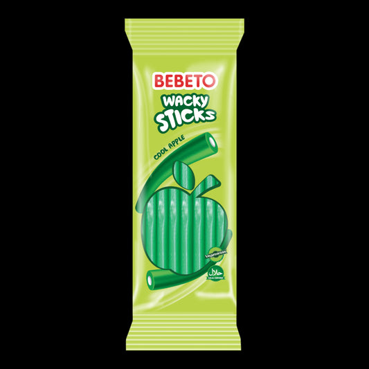 Bebeto Wacky Sticks Cool Apple 180g