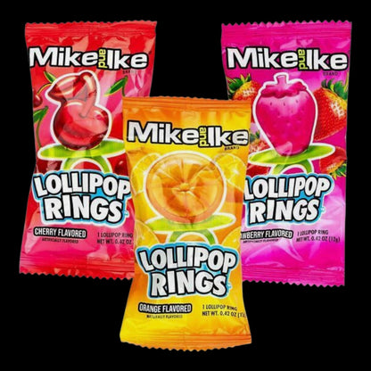 Mike and Ike Lollipop Rings 12g