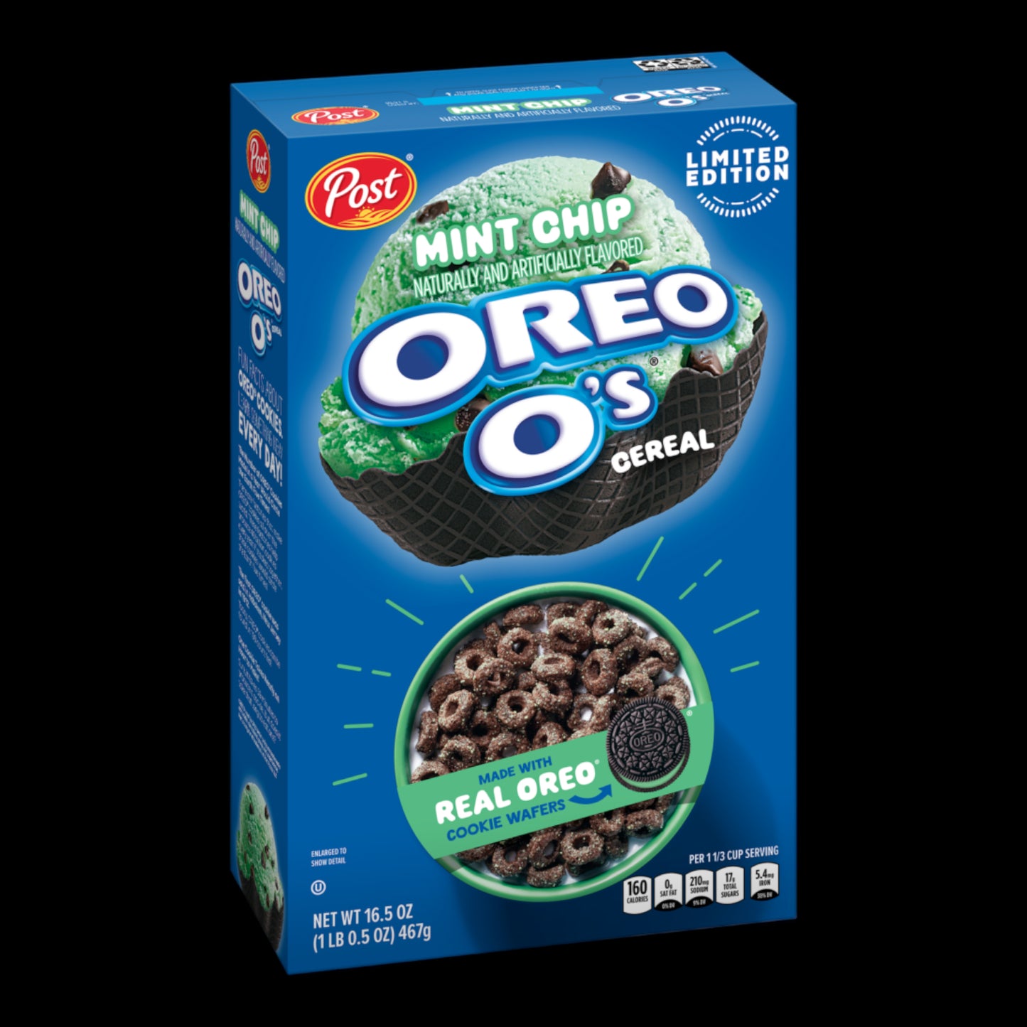 Oreo O's Cereal Mint Chip 468g