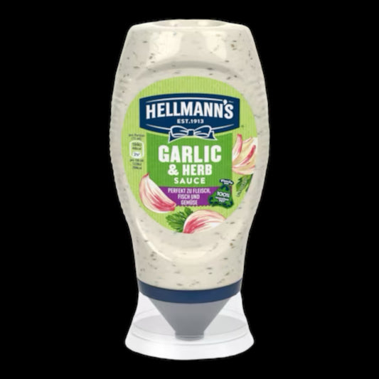 HELLMANN'S Garlic & Herb Sauce 250ml