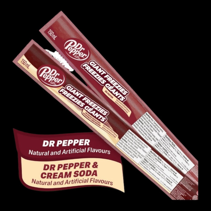 Dr Pepper Freeze Pops Cream Soda 150ml