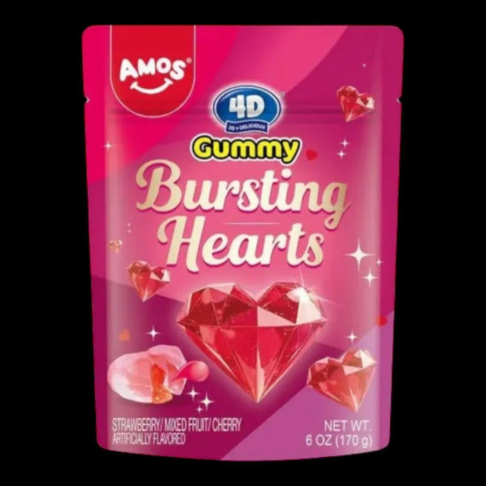 AMOS 4D Bursting Hearts Bonbon 65g