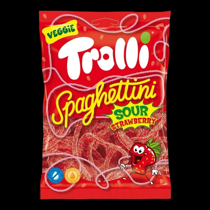 Trolli Spaghettini Sour Strawberry 100g