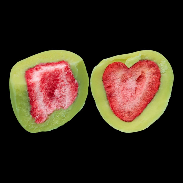 nucao Health Bar Schokofrüchte Crunchy Matcha Erdbeeren Bio 50g