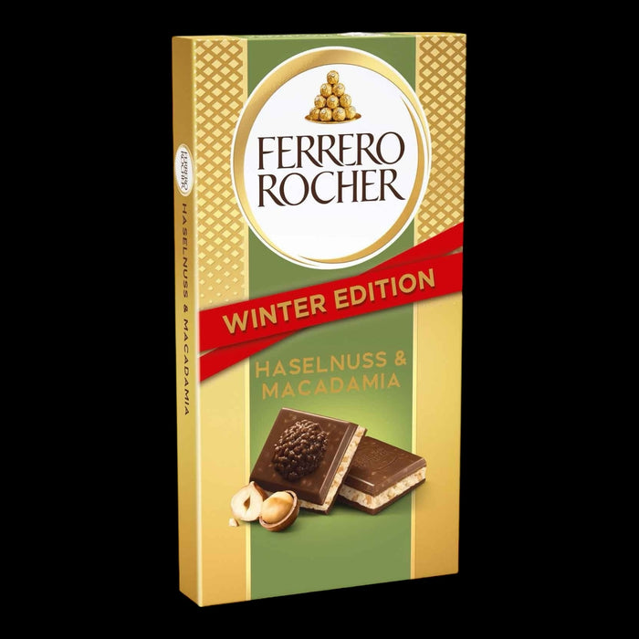 Ferrero Rocher Tafel Haselnuss & Macadamia 90g