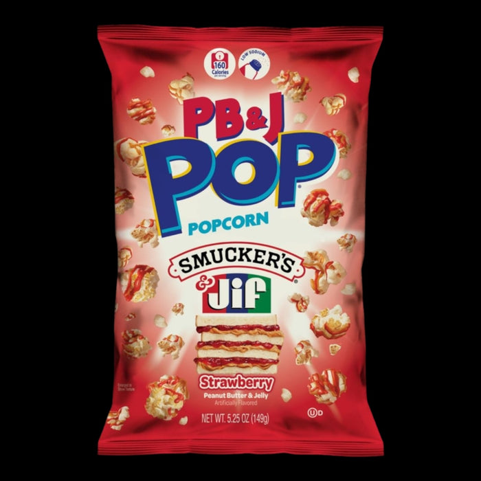 PB&J Peanut Butter & Strawberry Popcorn 149g