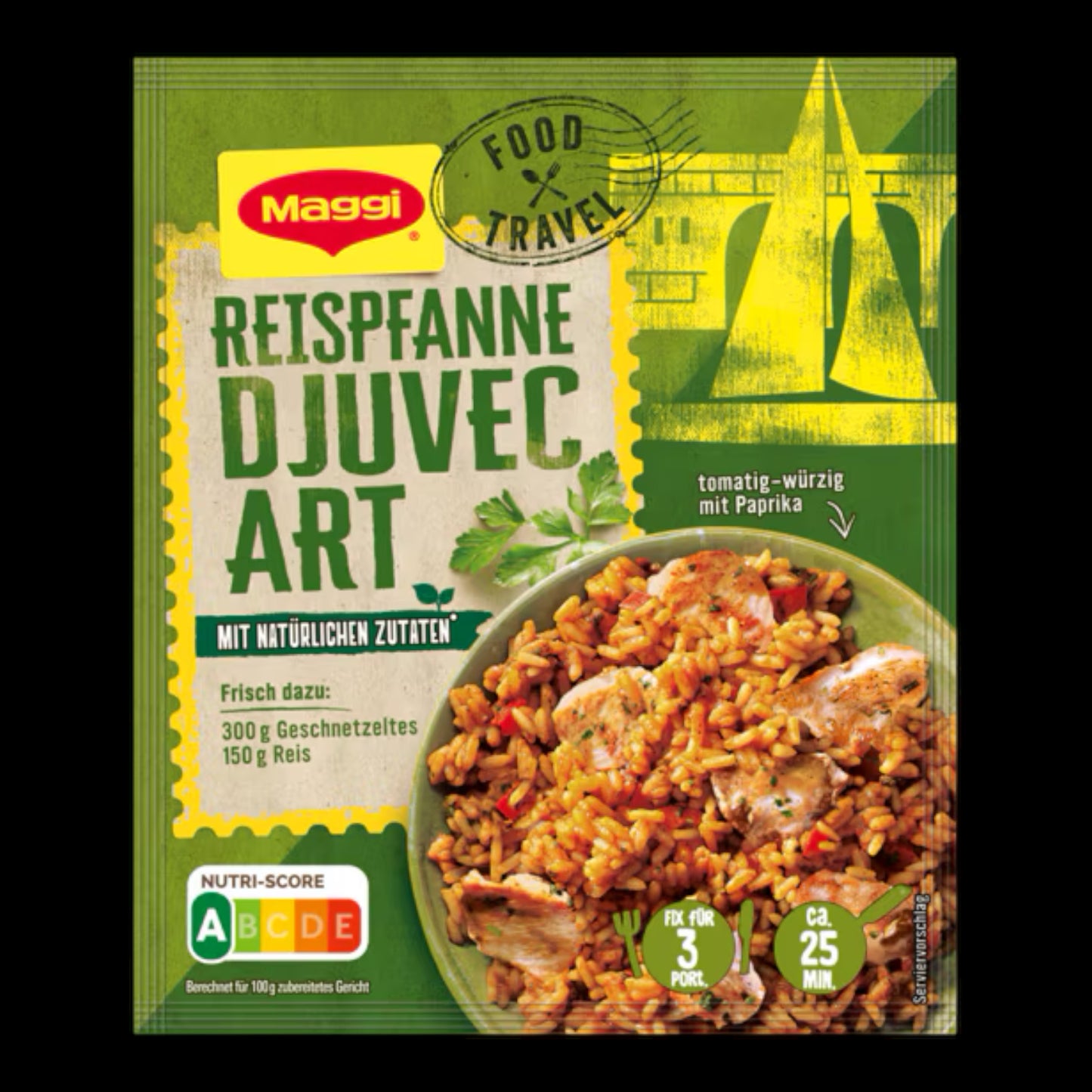 MAGGI Food Travel Fix für Reispfanne Djuvec Art 31g