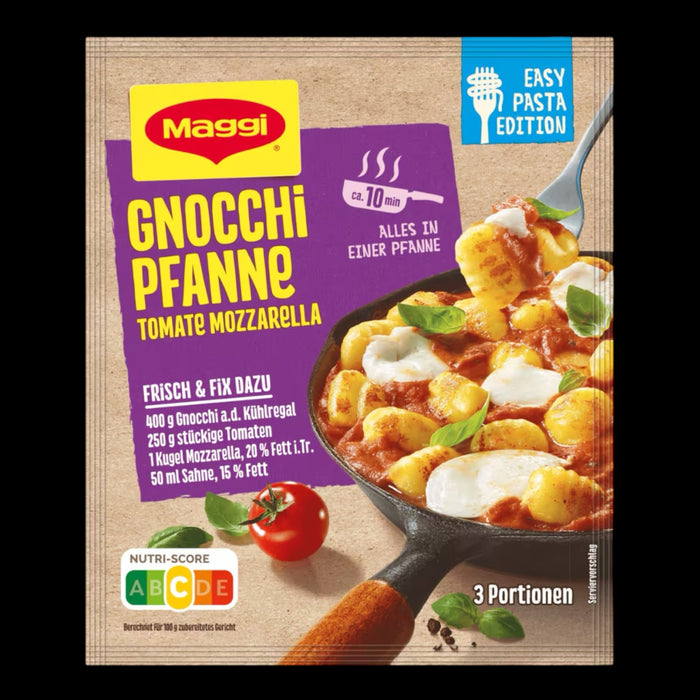 MAGGI Fix für Gnocchi Pfanne Tomate Mozzarella 31g