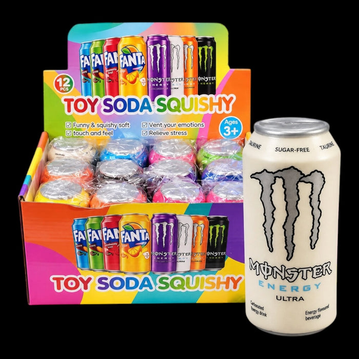 Viral Squishy Soda Cans