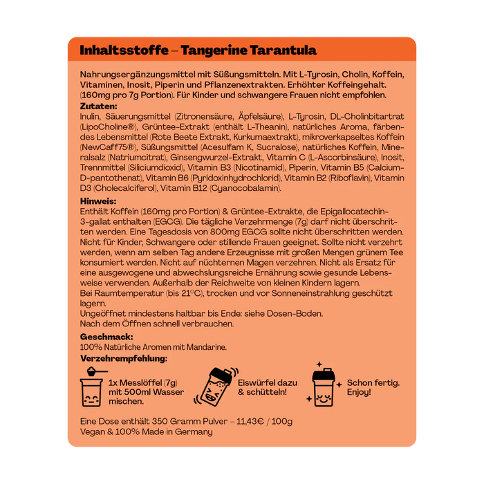 Holy Energy Tangerine Tarantula Mandarine 1x0,5l