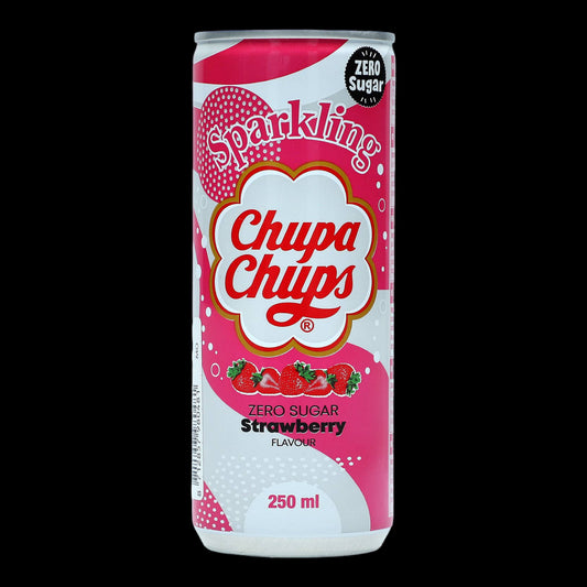 Chupa Chups Sparkling Strawberry Zero Sugar 250ml