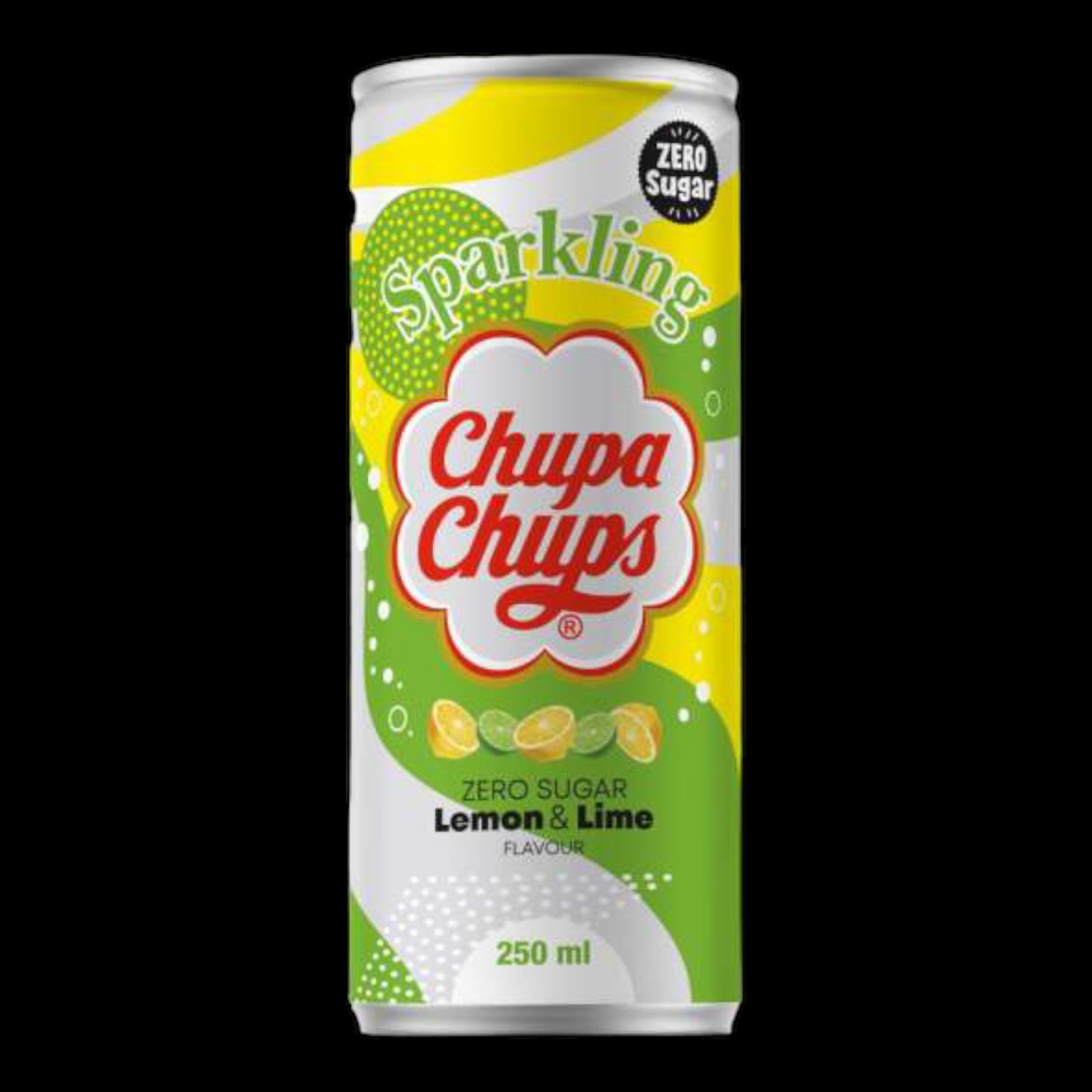 Chupa Chups Sparkling Lemon & Lime Zero Sugar 250ml