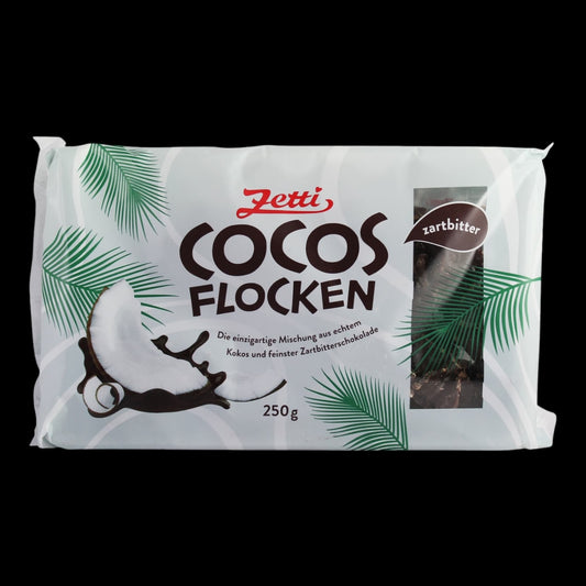 Zetti Cocosflocken Zartbitter 200g