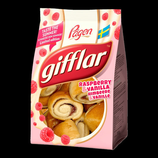 Pågen Gifflar Himbeere & Vanille 260g