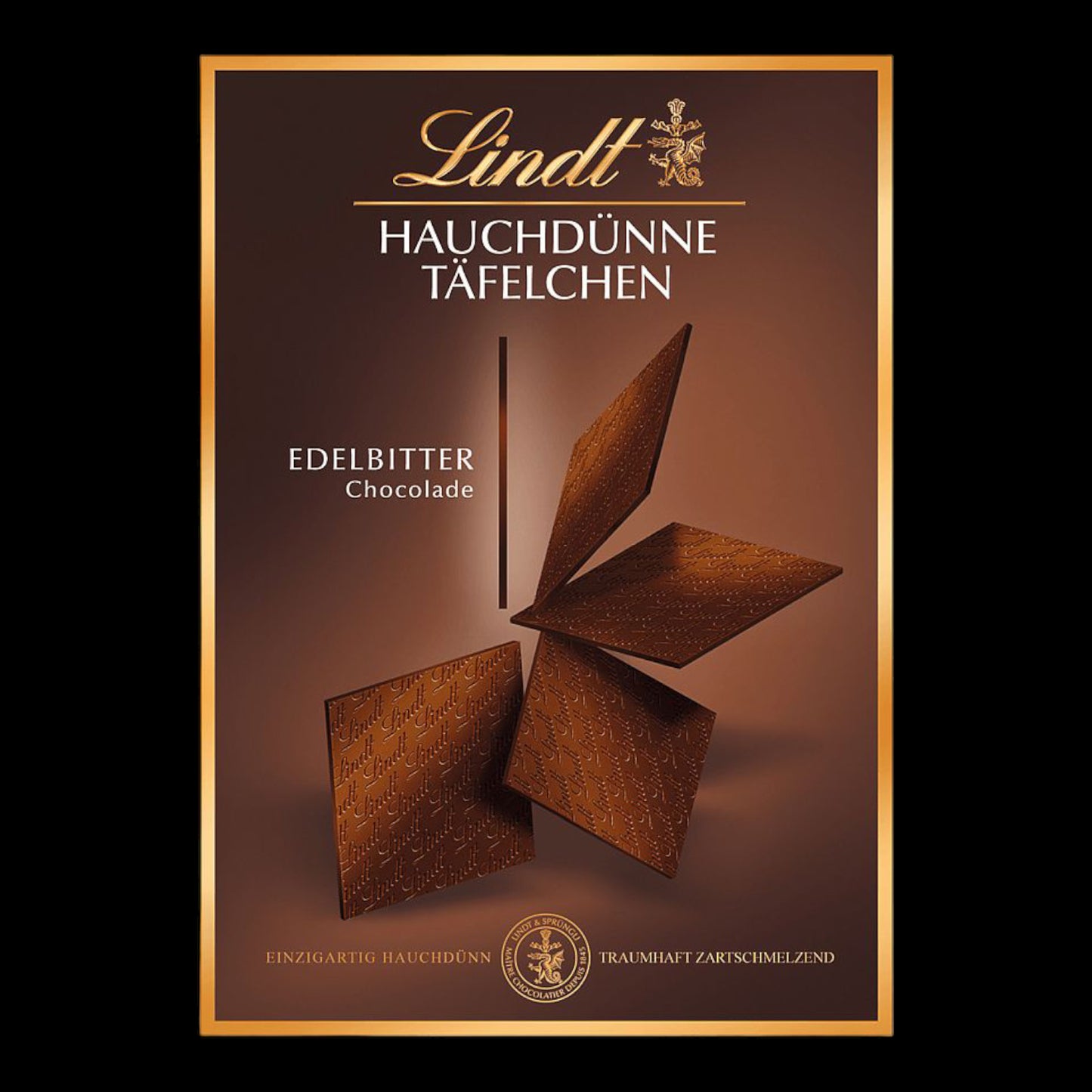 Lindt Hauchdünne Täfelchen Edelbitter 125g