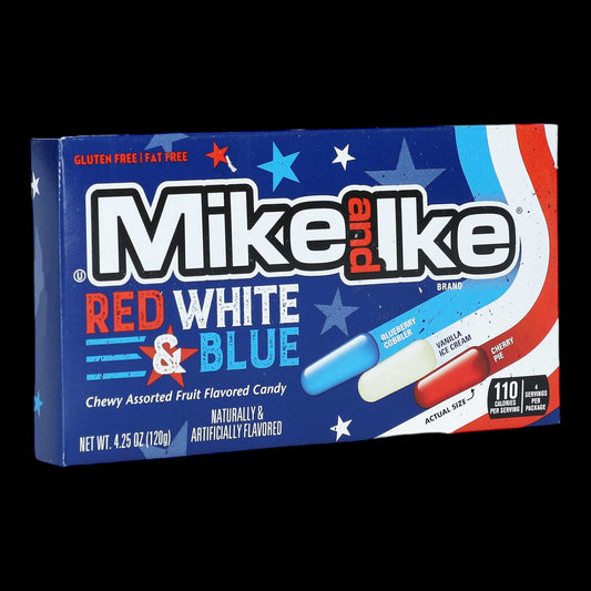 Mike and Ike Red, White & Blue 120g