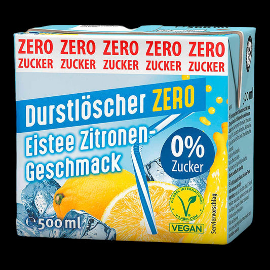 Durstlöscher Eistee Zitrone Zero 500ml