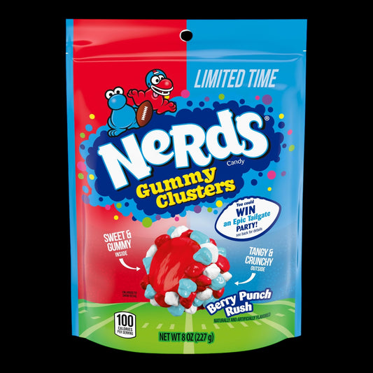 Nerds Gummy Clusters Berry Punch Rush 227g - Limited Edition