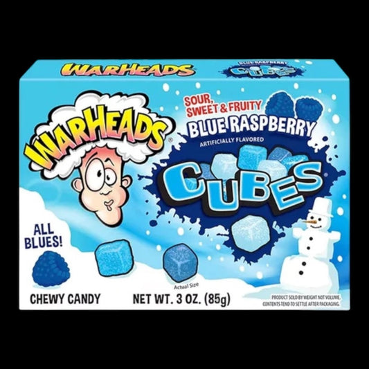 Warheads Cubes Blue Raspberry 85g