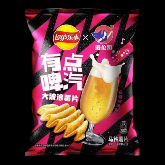 Lay's Wavy White Peach Beer Chips 60g (Limited Edition)
