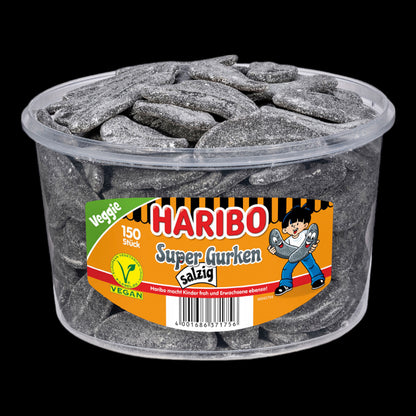 Haribo Super Gurken salzig veggie 1er