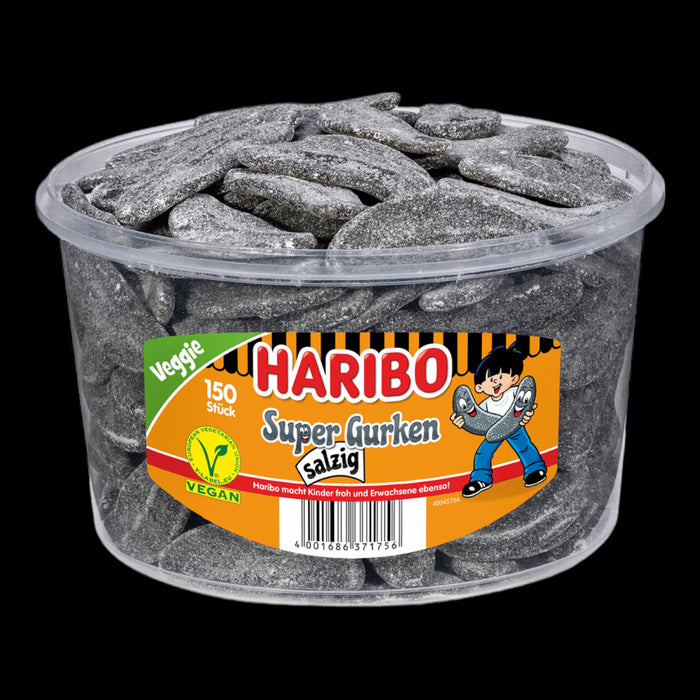 Haribo Super Gurken salzig veggie 1er