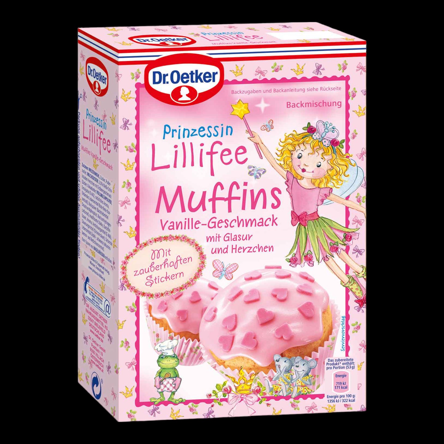 Dr. Oetker Backmischung Prinzessin Lillifee Muffins Vanille 397g