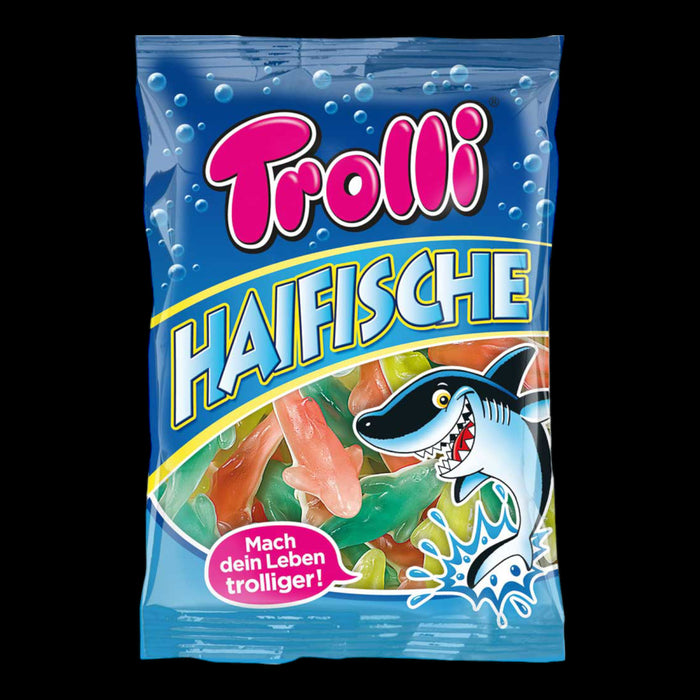 Trolli Haifische Fruchtgummi & Schaumzucker 150g