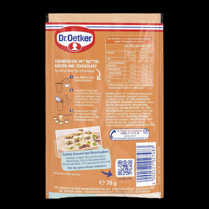 Dr. Oetker Paradies Creme Soft'n Crisp Cookies & Creme mit Schokostückchen & Cookies 78g
