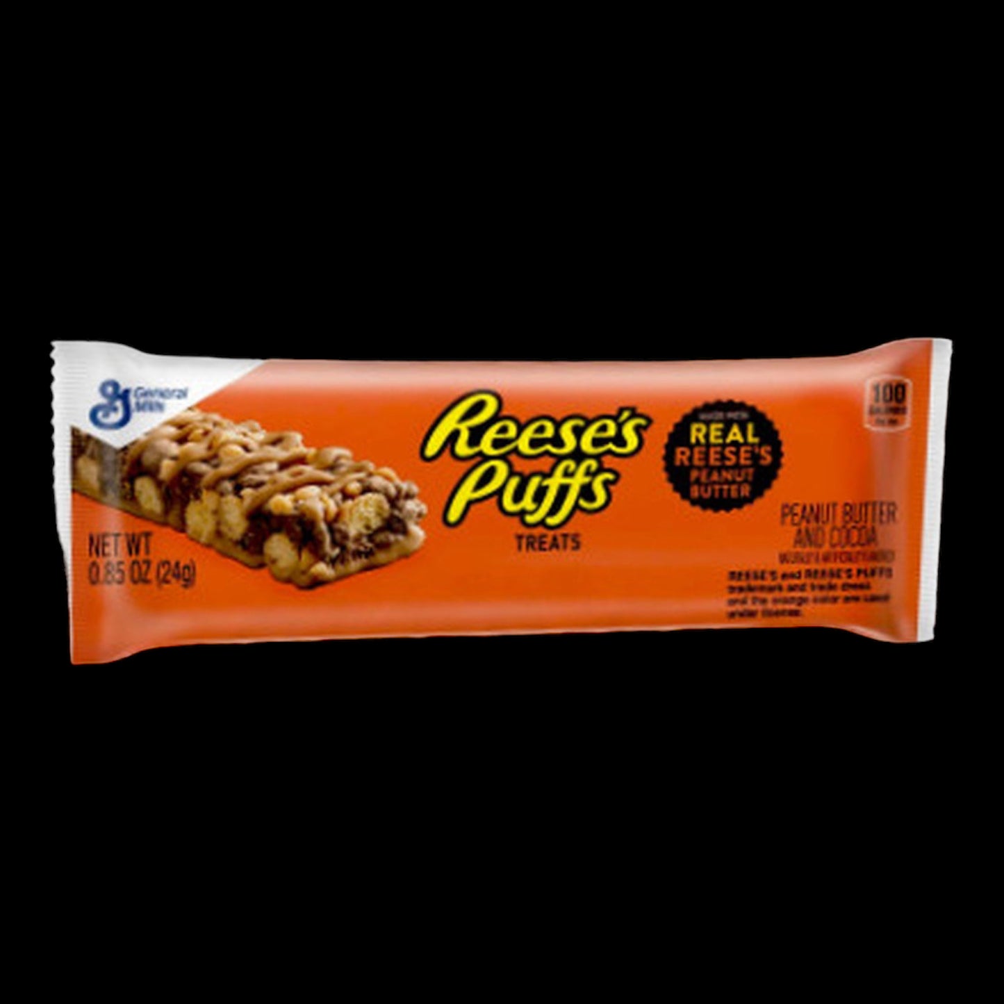 Reese's Puffs Peanut Butter & Cocoa Cereal Bars 24g