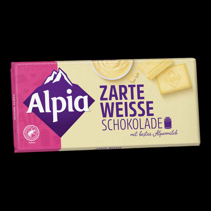 Alpia Zarte Weisse Schokolade 100g