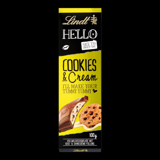 Lindt Hello Cookies & Cream Tafel 100g