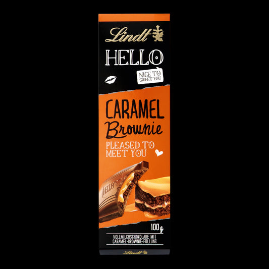 Lindt Hello Caramel Brownie Tafel 100g