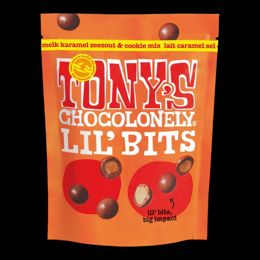 Tony’s Chocolonely Lil’ Bits Caramel & Sea Salt 120g