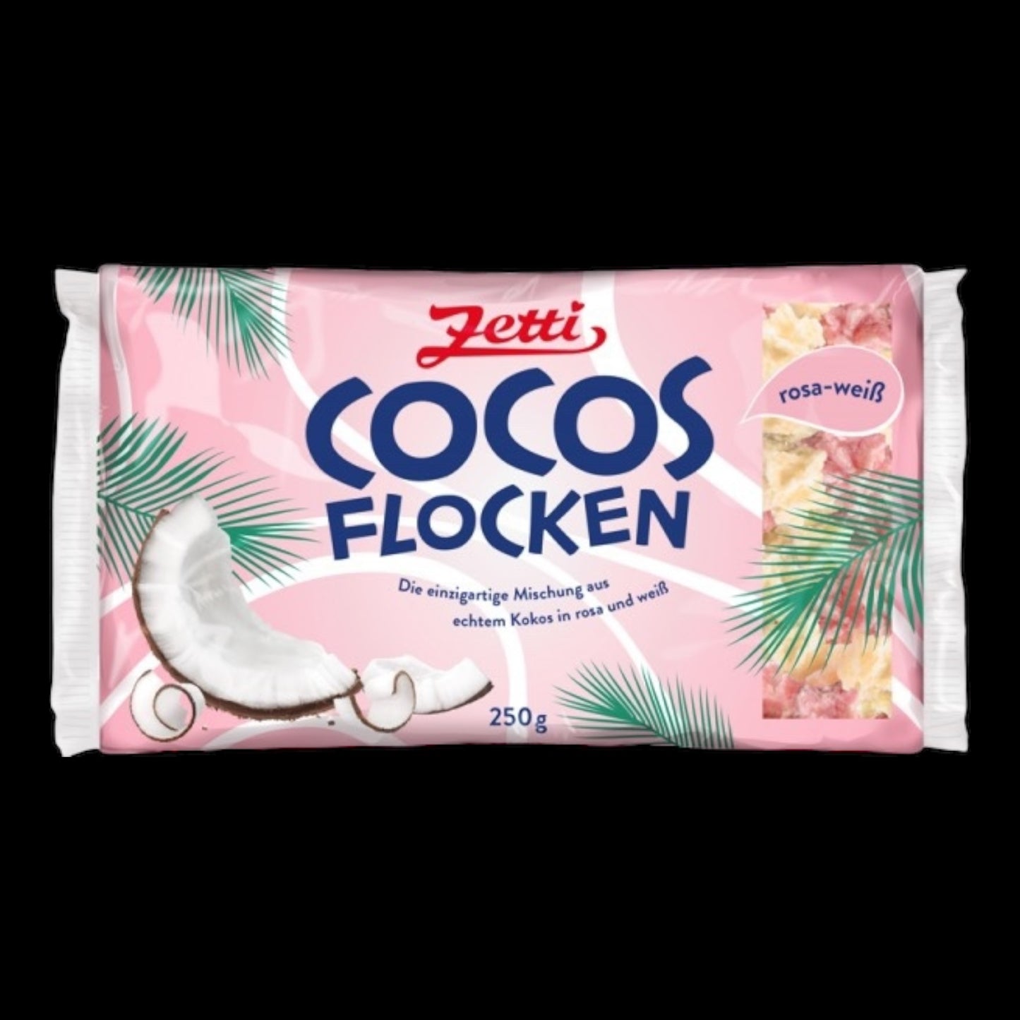 Zetti Cocosflocken rosa-weiß 200g