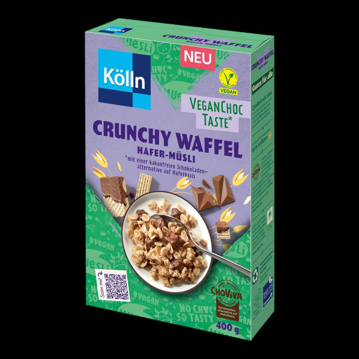 Kölln Hafer-Müsli Crunchy Waffel VeganChoc Taste 400g