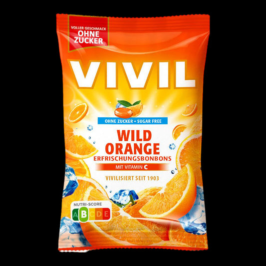 Wild Orange Erfrischungsbonbons ohne Zucker 88g