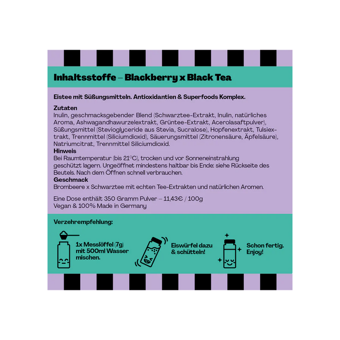 Holy Iced Tea Blackberry 1x0,5l