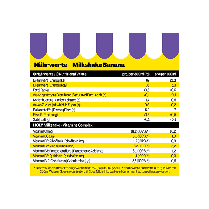 Holy Milkshake Banane 1x0.5l