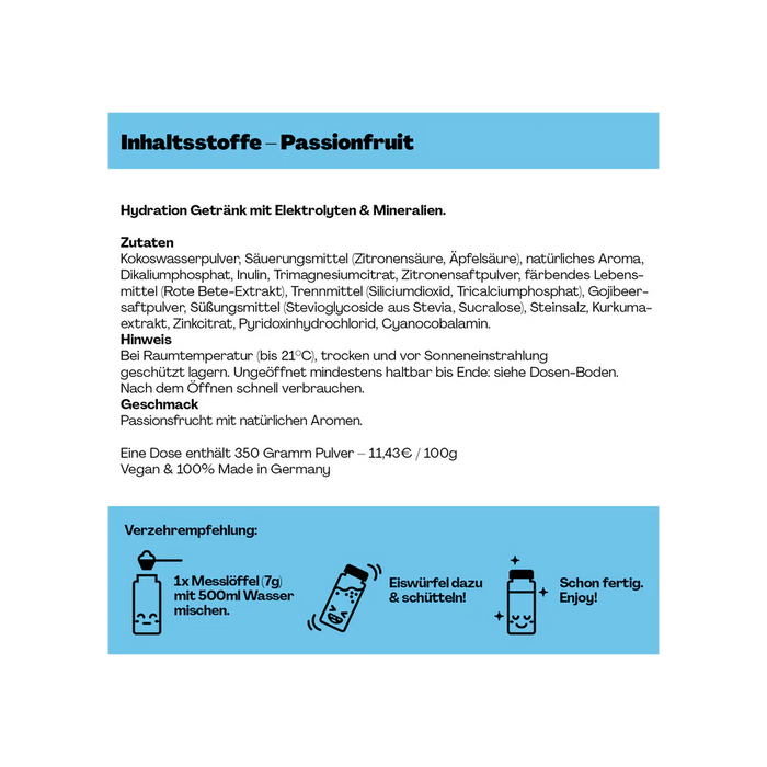 Holy Hydration Passionsfrucht 1x0,5l