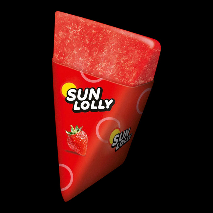 Sun Lolly Wassereis Erdbeere 8er