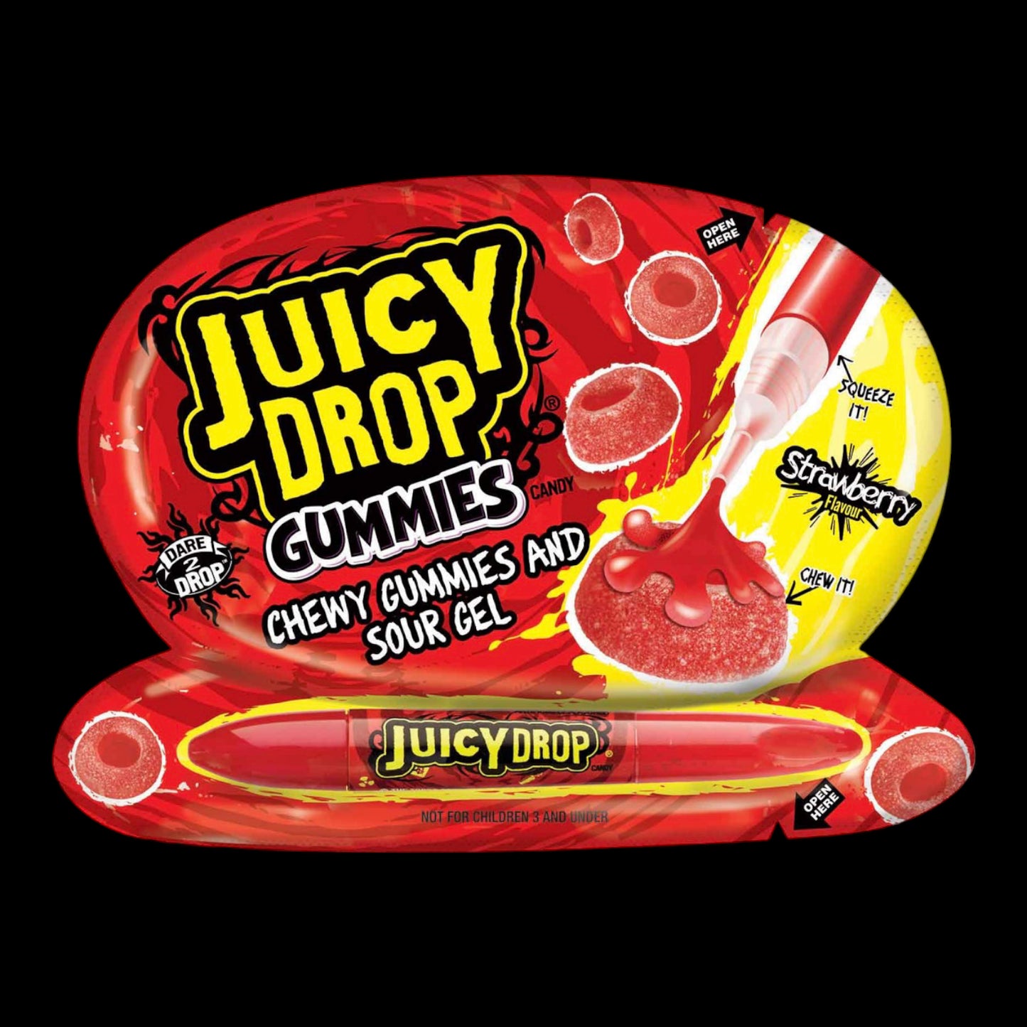 Bazooka Juicy Drop Gummies 57g