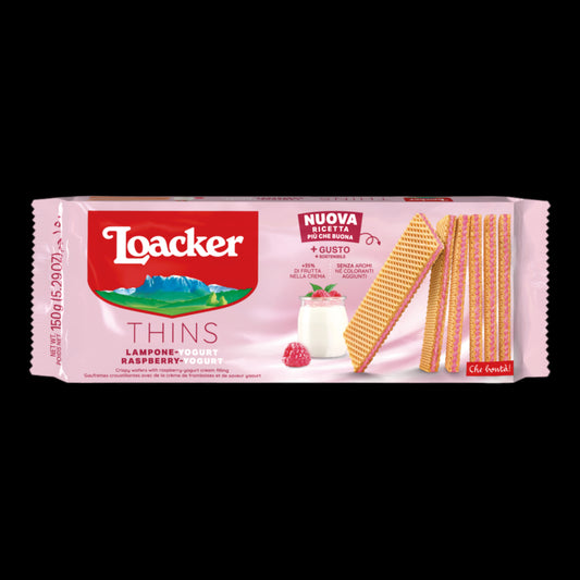 Loacker Thins Raspberry-Yoghurt 150g