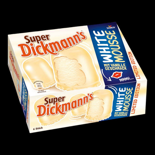 Super Dickmann's White Mousse Vanille 6er - Limited Edition