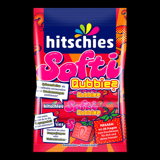 hitschies Softi Qubbies Erdbeere 80g