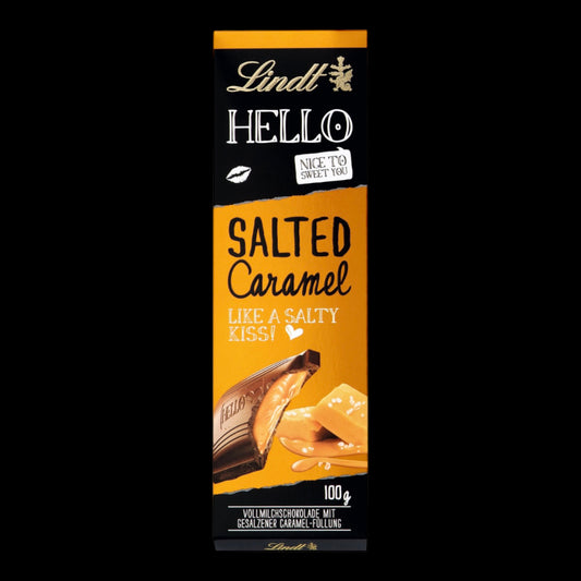 Lindt Hello Salted Caramel Vollmilch Tafel 100g