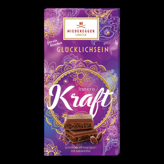 Niederegger Glücklichsein 'Kraft' Marzipan Tafel 110g